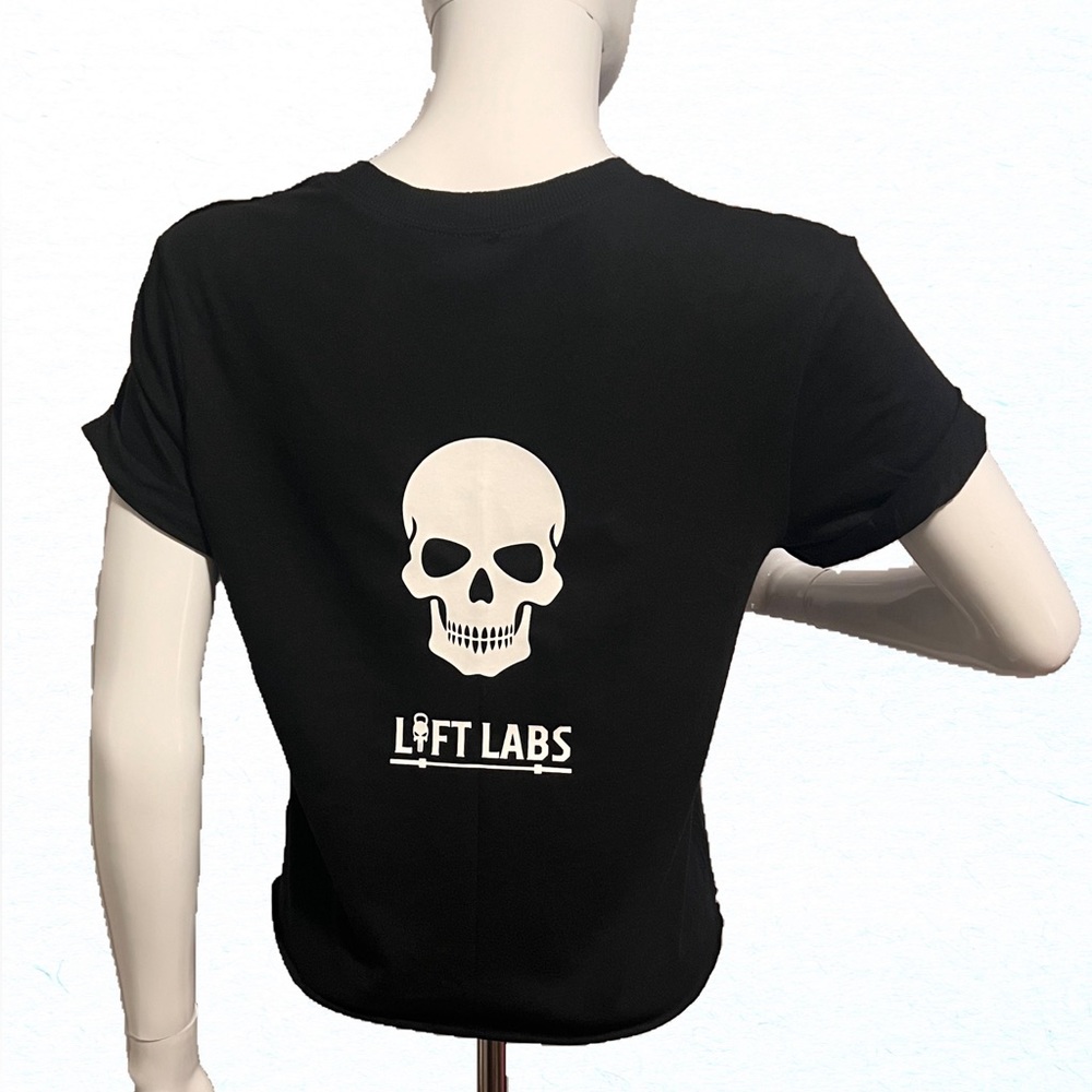Lift Labs XS Women’s Skull Gym Tee Top NWT